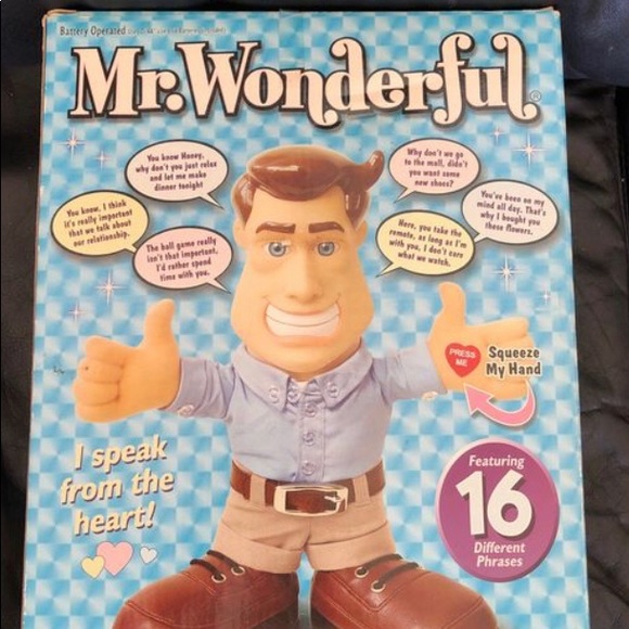 🎁 GREAT GIFT Mr. Wonderful Vintage, never taken out of the box - Picture 3 of 8